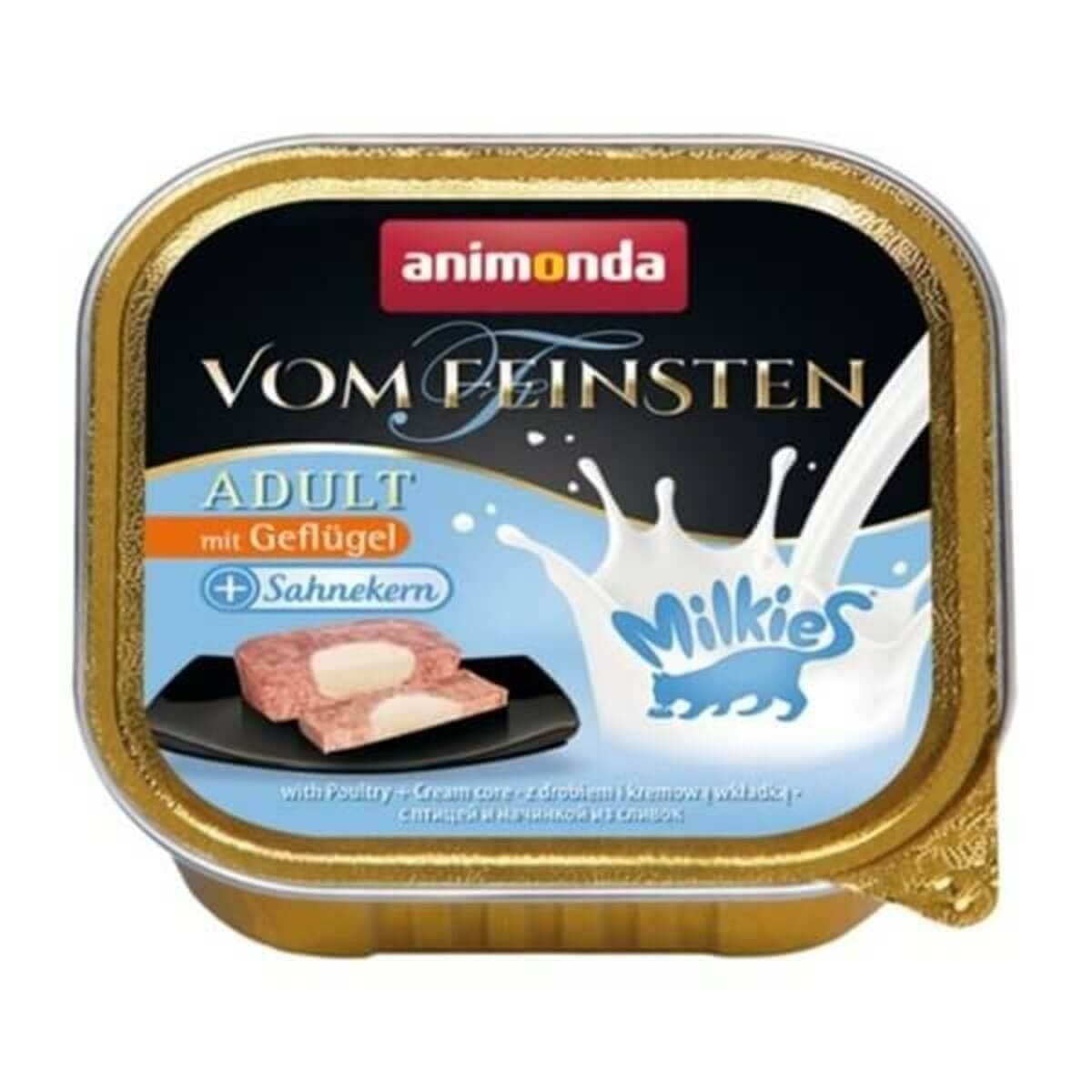 Vom Feinsten Milkies Tavuklu Yoğurtlu  Kedi Konservesi 100gr