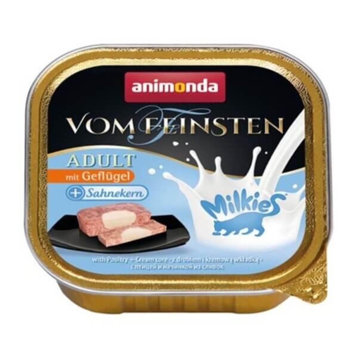 Vom Feinsten Milkies Tavuklu Yoğurtlu  Kedi Konservesi 100gr