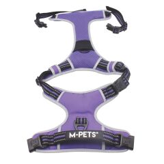 Hiking Reflektörlü Soft Sırt Tasması (Harness) – Purple (M)