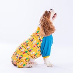 Pawstar Ice Cream Kedi Köpek Pijaması – Penye Tulum (Varyantlı)