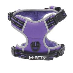 Hiking Reflektörlü Soft Sırt Tasması (Harness) – Purple (S)