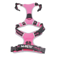 Hiking Reflektörlü Soft Sırt Tasması (Harness) – Pink (S)