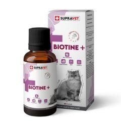 Supravet Biotine Kediler için Tüy Sağlığı Multi Vitamin Damlası – 100 ml