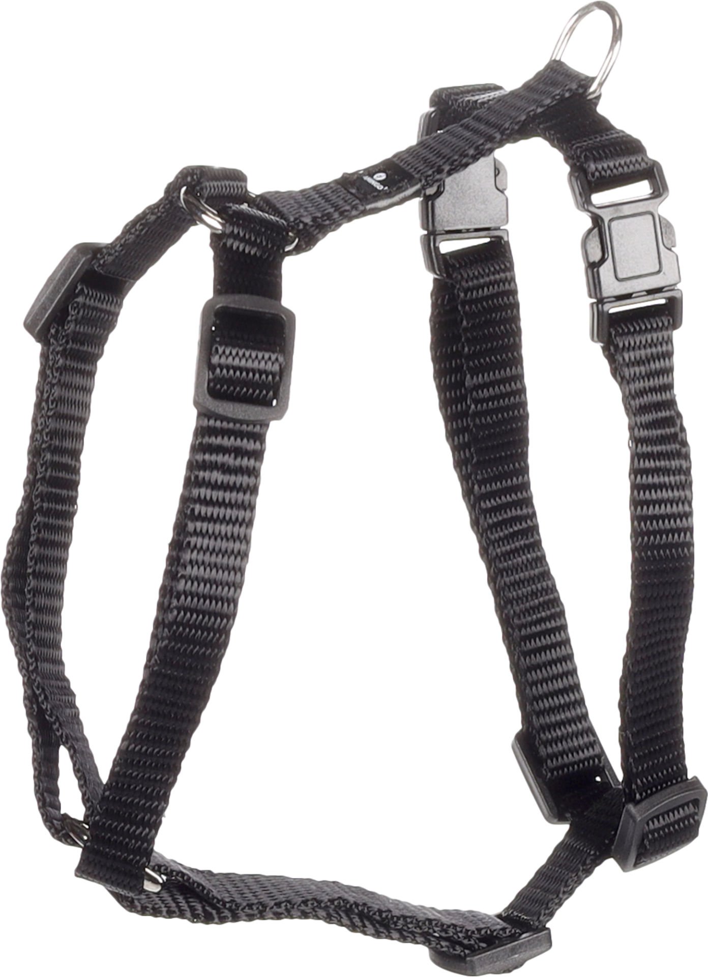Flamingo Asp Köpek Göğüs Tasması Siyah 25-40 CM 10 MM