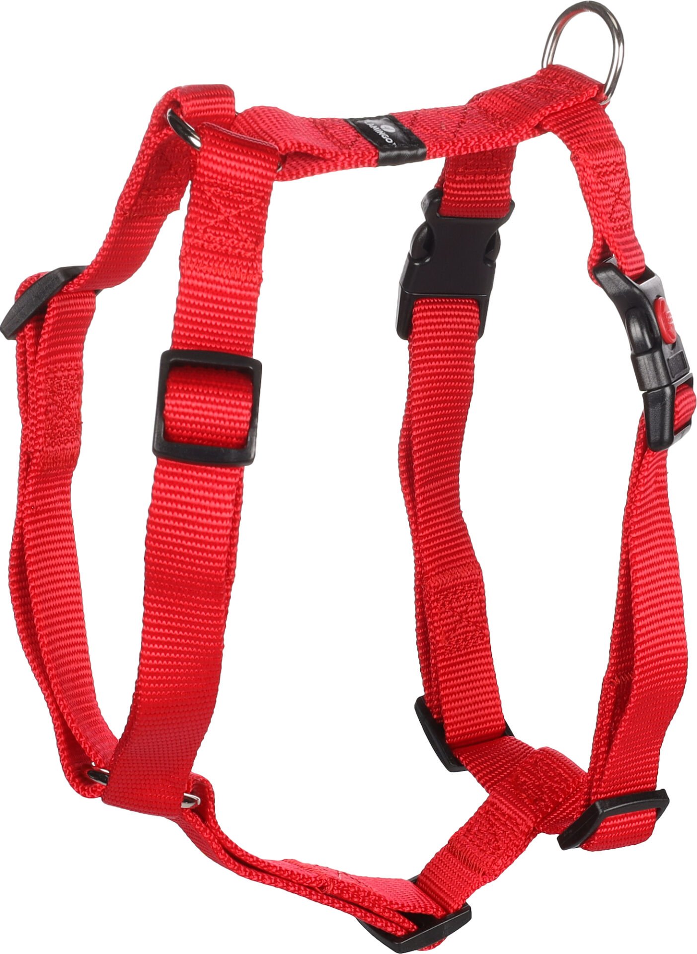 Flamingo Asp Köpek Göğüs Tasması – Kırmızı (45-70 cm, 20 mm)