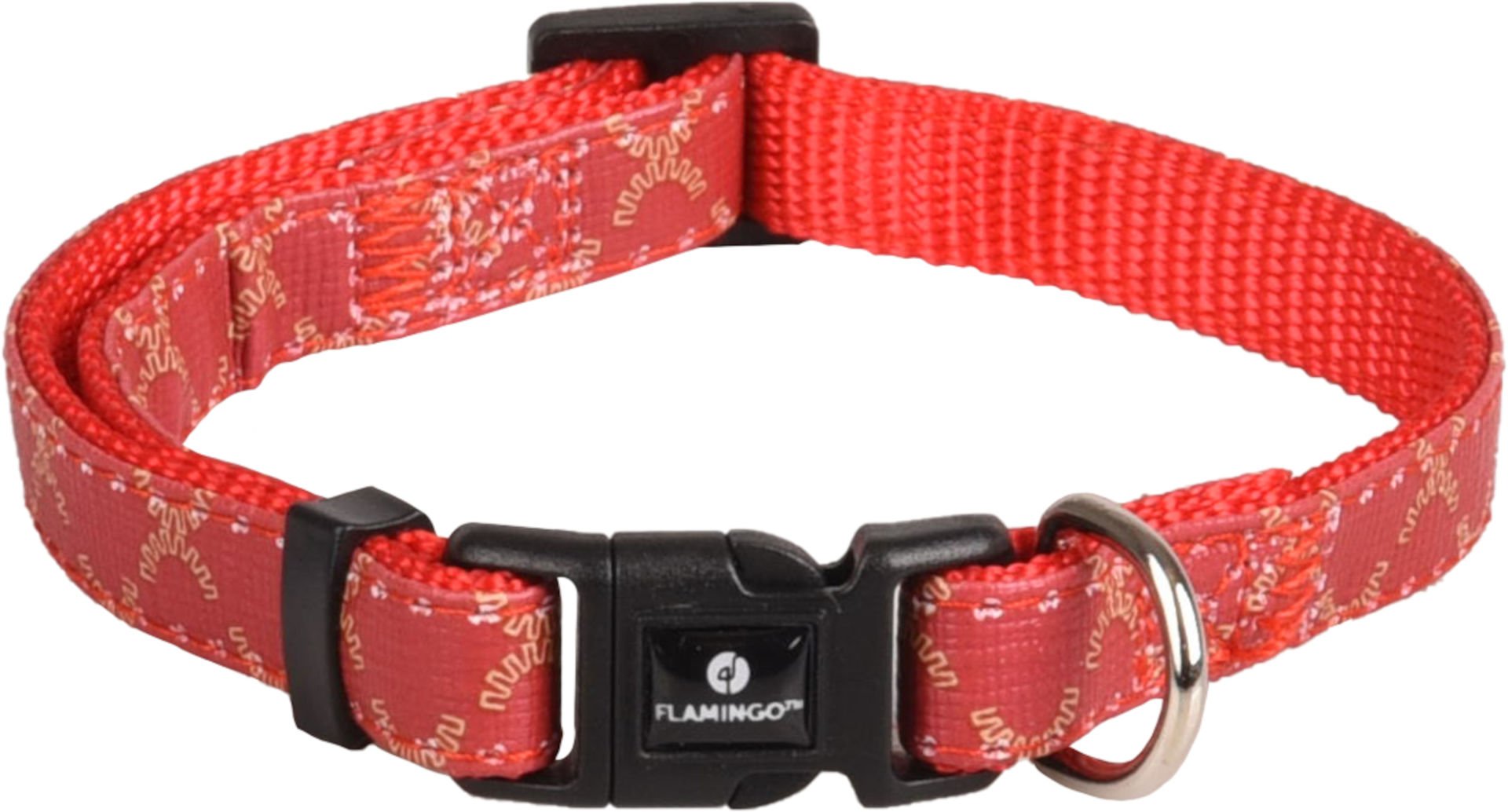 Flamingo Odin Köpek Boyun Tasması – Kırmızı (30-45 cm, 15 mm)