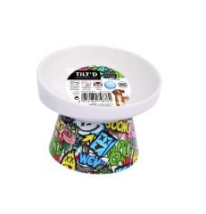M-PETS URBAN STYLE TILTD SERAMİK MAMA KABI 250ML MİX COLOR