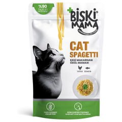BISKI MAMA CAT SPAGETTİ TAVUK SOMON