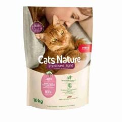 MERA C. NATURE STERİL-LIGHT SOMONLU KEDİ MAMASI 10KG