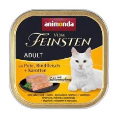 Vom Feinsten Hindi Sığır Havuçlu Kedi Konservesi 100gr