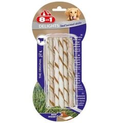 Delights Twisted Sticks Sığır Etli Köpek Kemiği 10'lu