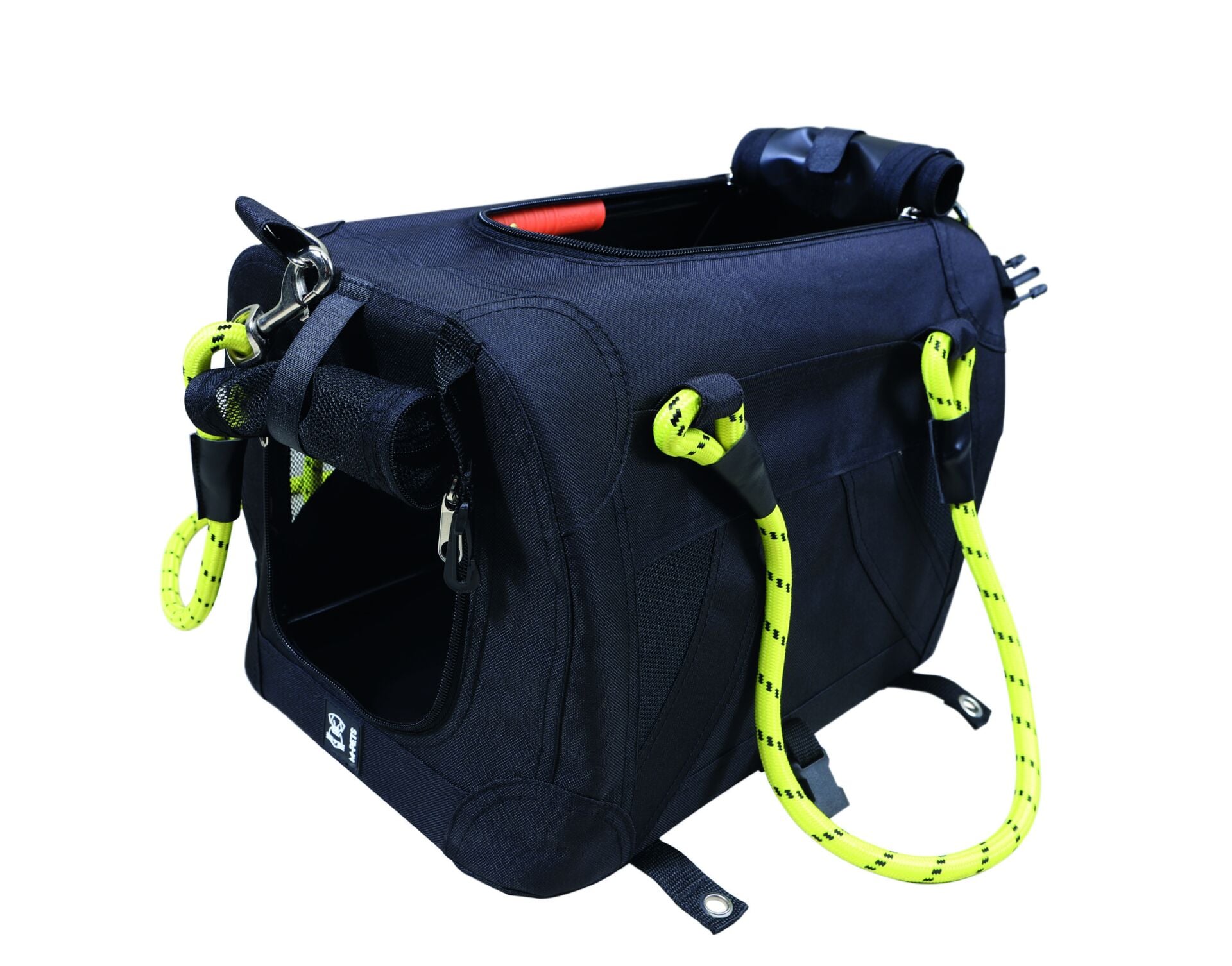 M‑Pets 2in1 Remix Black/Yellow Kedi Taşıma Çantası – 41 × 28 × 28 cm | Çok Yönlü & Konforlu Taşıma Çantası