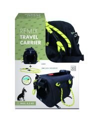 M‑Pets 2in1 Remix Black/Yellow Kedi Taşıma Çantası – 41 × 28 × 28 cm | Çok Yönlü & Konforlu Taşıma Çantası