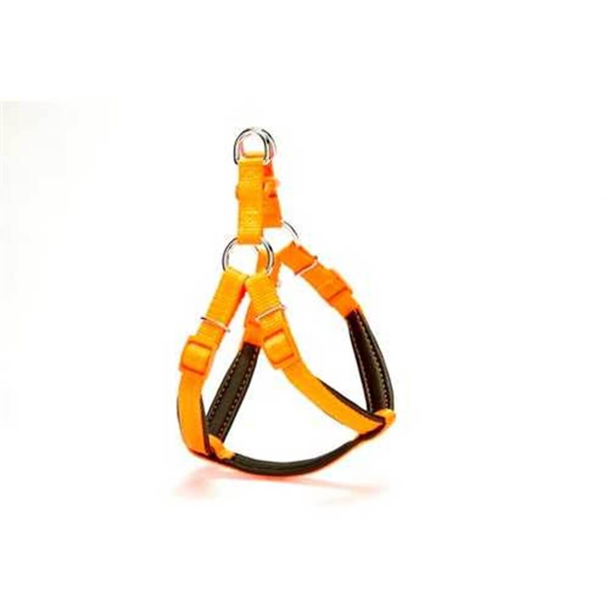 Doggie Ronin Köpek Göğüs Tasması – Konfor Dokuma, Turuncu (2X55-65 cm)