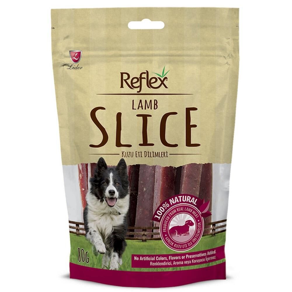 Lamb Slice – Kuzu Eti Dilimleri Köpek Ödülü 80 g