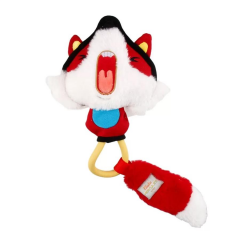 GiGwi Öten Tilki Peluş Köpek Oyuncağı 16 cm