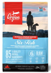 Six Fish All Breeds&Ages Dog Food Tüm Irklar ve Tüm Yaşlar için Balıklı Yetişkin Köpek Maması 2 Kg