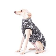 10368199 M-PETS URBANSYTLE WINTER JACKET BLACK/WHİTE (M)