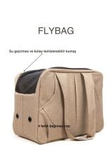 Salya Kabin Boy Taşıma Çanta – Siyah-İndigo | Köpek & Kedi Seyahat Çantası