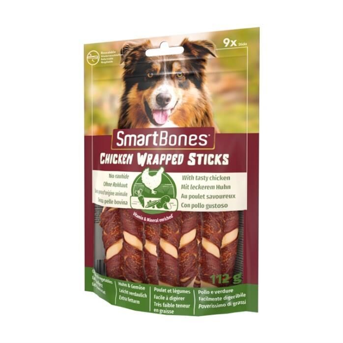 Chicken Wrapped Sticks Küçük Boy Köpek Ödülü 9’lu Paket (Burgu Çubuk)