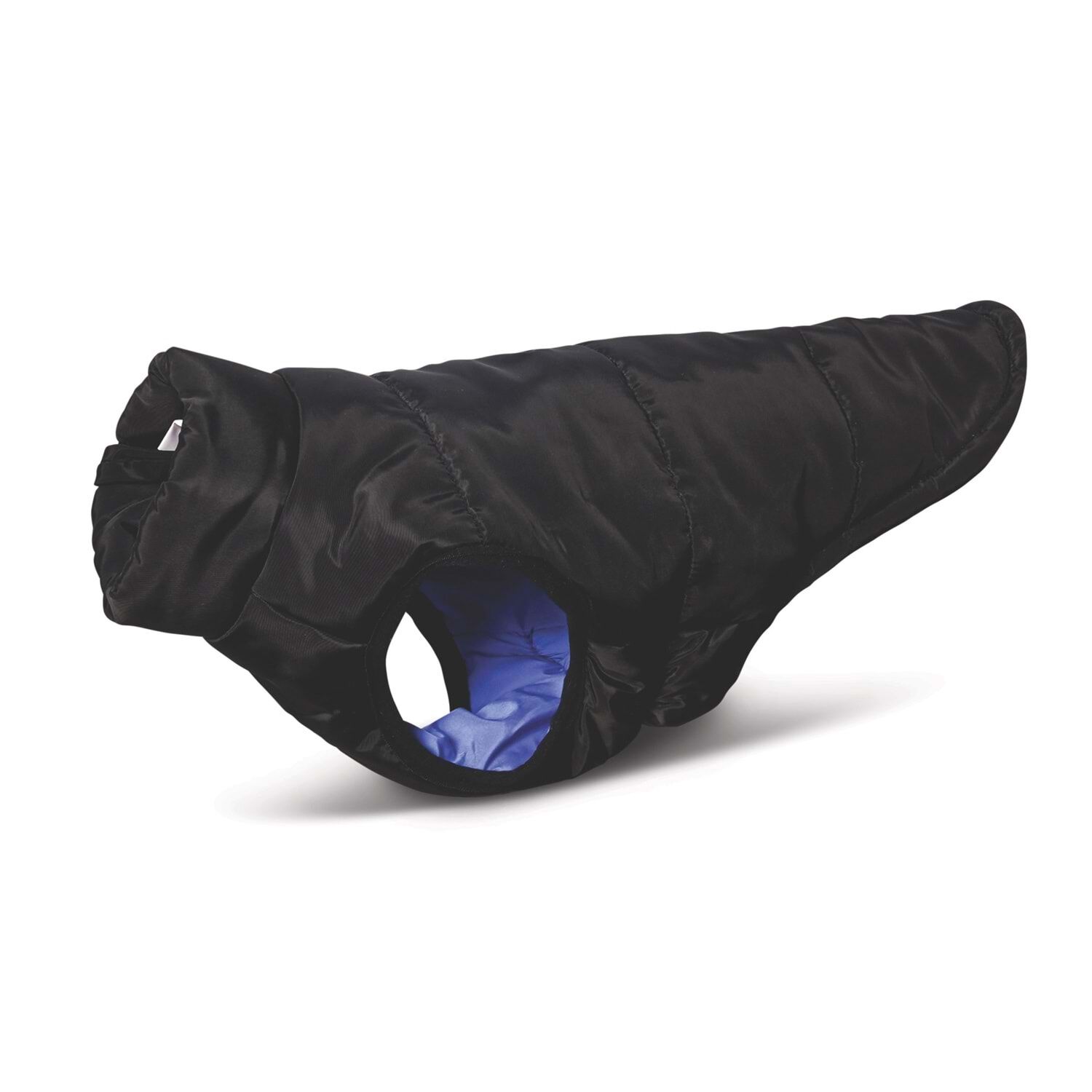10366908 M-PETS GENTLE DOG WINTER JACKET BLACK/BLUE (XL)