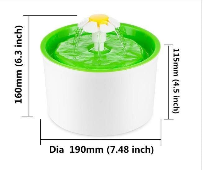 Kedi Köpek için Otomatik Oval Su Sebili 2 lt