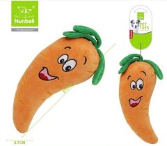 Nunbell Havuç Peluş Köpek Oyuncağı