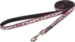 Rogz Köpek Uzatma Tasması – Siyah Beyaz Desenli, Small (180 cm)