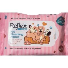 Reflex Care Evcil Hayvanlar İçin Çok Amaçlı Hijyenik Temizleme Mendili 10 Lu