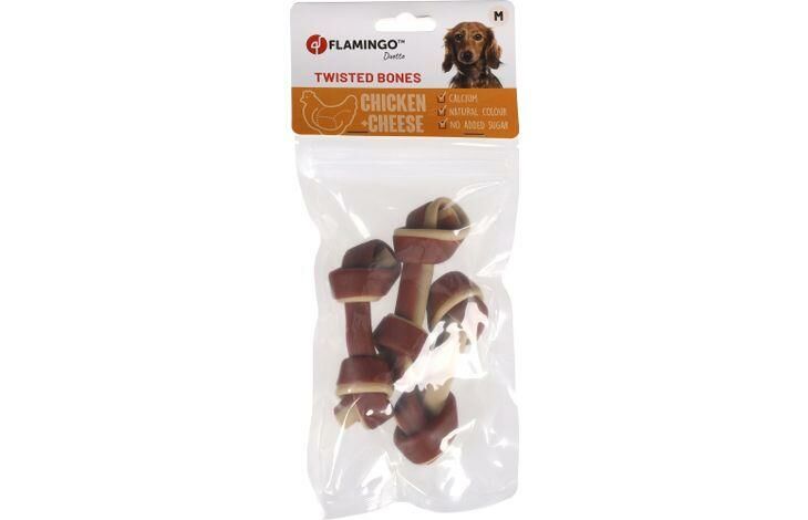 Duetto Twisted Bones Tavuk ve Peynirli Köpek Ödülü Medium 3'lü