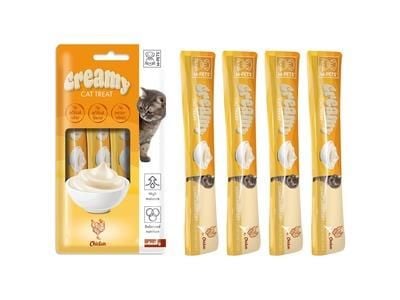 Creamy Tavuklu Sıvı Kedi Ödül Maması 4x15 gr