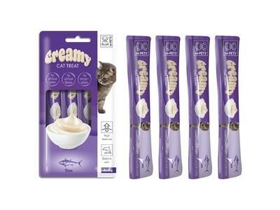 Creamy Ton Balıklı Sıvı Kedi Ödül Maması 4x15 gr