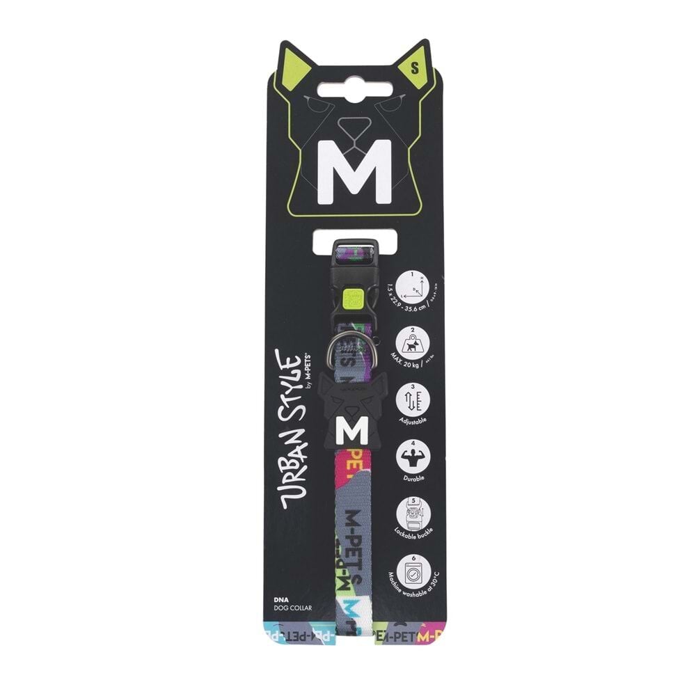 M-PETS URBAN STYLE DNA KÖPEK BOYUN TASMASI (S)