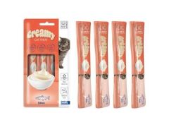 Creamy Somonlu Sıvı Kedi Ödül Maması 4x15 gr