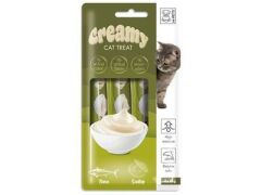 Creamy Deniz Taraklı ve Ton Balıklı Sıvı Kedi Ödül Maması 4x15gr