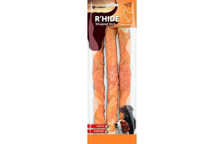 R'Hide Wrapped Sticks Tavuklu Köpek Ödülü 3'lı 25 cm