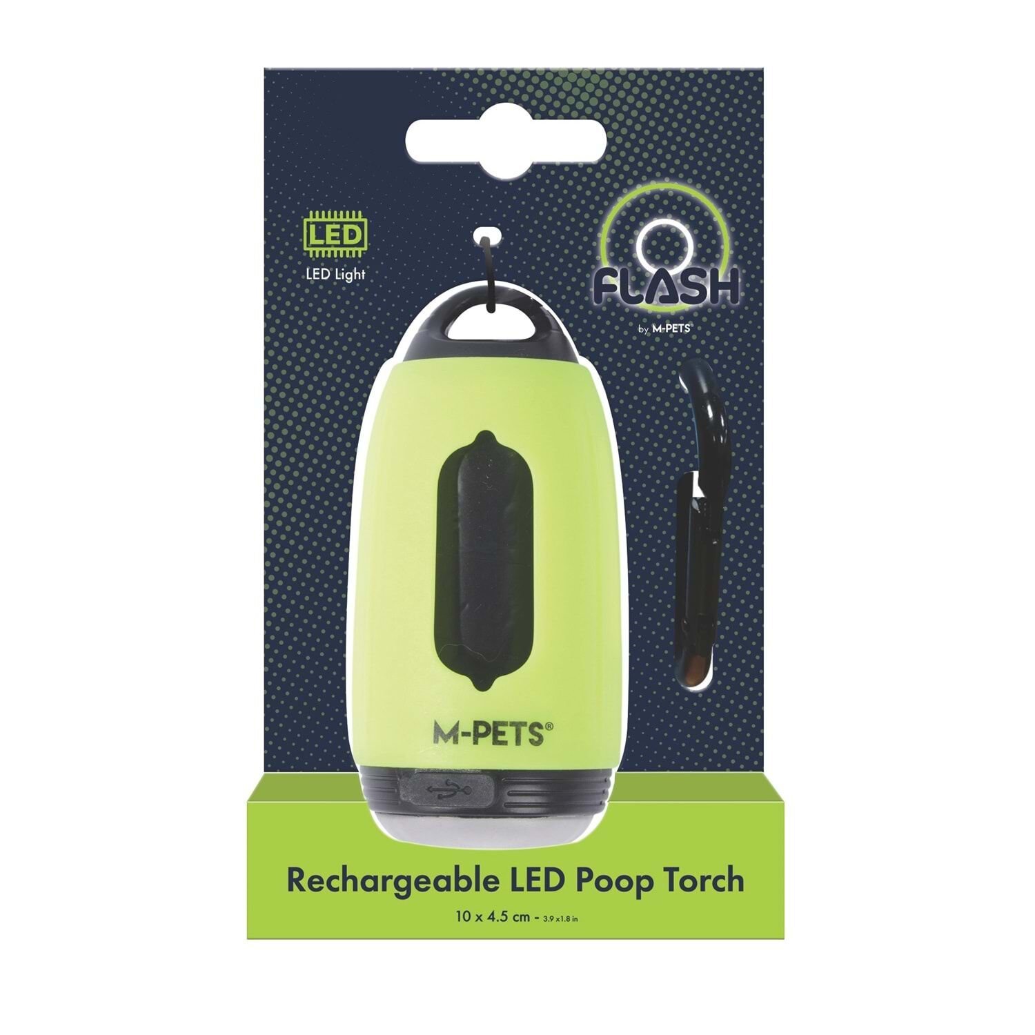 M-PETS FLASH LED DIŞKI POŞETİ KUTUSU GREEN