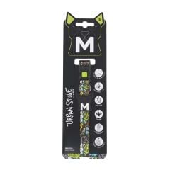 M-PETS URBAN STYLE FREESTYLE MULTİCOLOR KÖPEK BOYUN TASMASI (S)