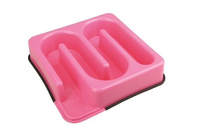 M-Pets Yavaş Yeme Mama Kabı Labirent Pembe 1200 ml