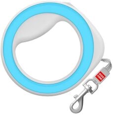 Waudog R-Kayış Halka Şeklinde Geri Çekilebilir Köpek Kayışı – XS-M, 2.9 m / 40 kg, Mavi