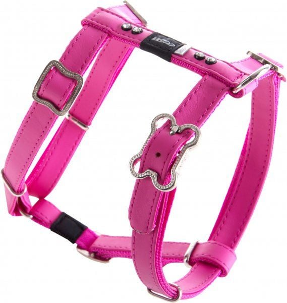 Rogz Luna Köpek Göğüs Tasması – Pembe, Medium (16 mm)