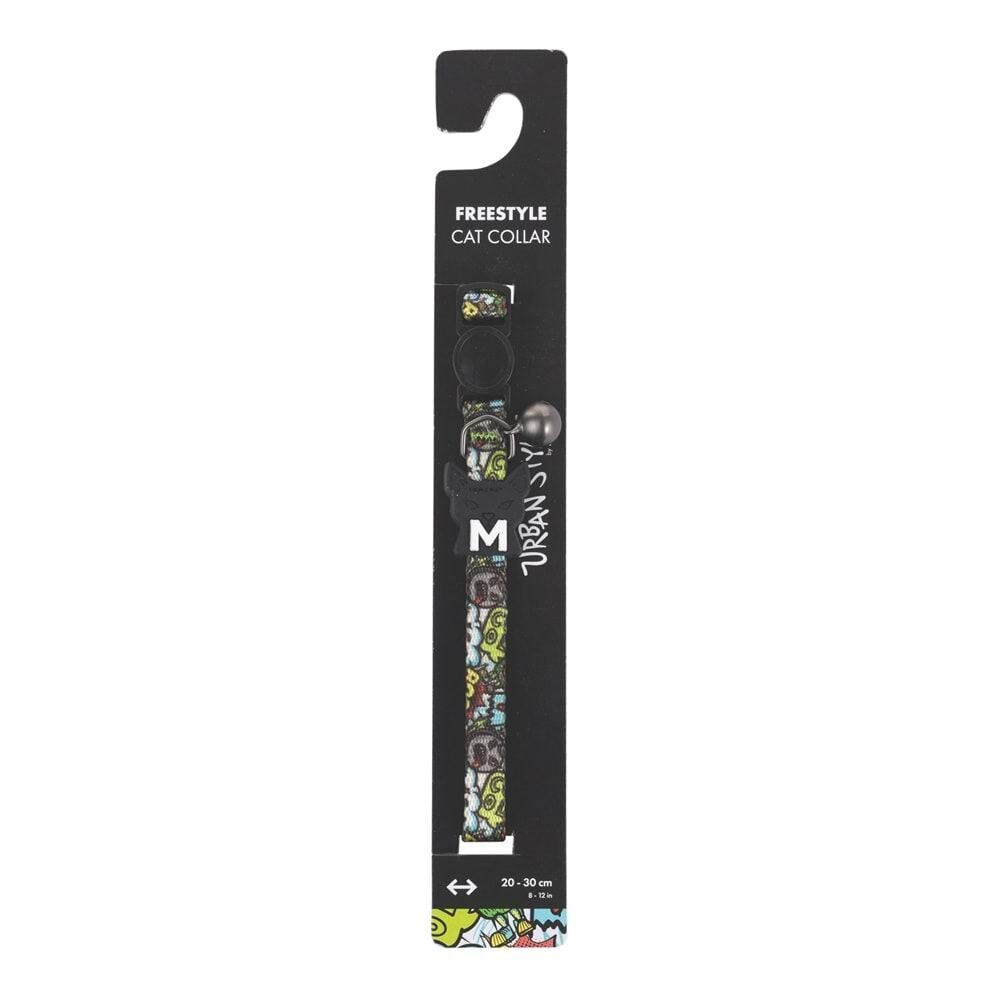 M-PETS URBAN STYLE FREESTYLE MULTİCOLOR KEDİ BOYUN TASMASI