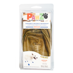 Pawz Köpek Galoşu – Kahverengi (Medium, 12’li Paket)