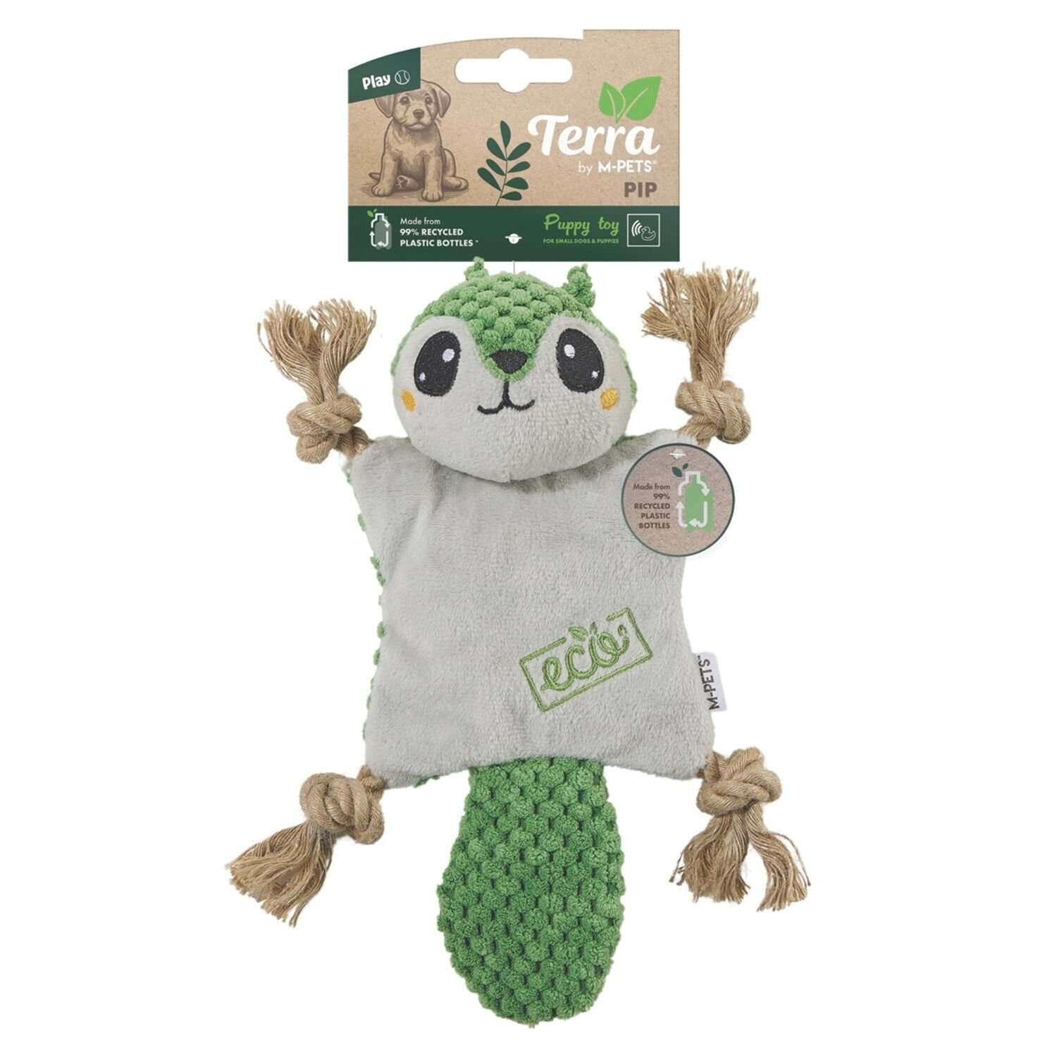 M-PETS TERRA ECO PIP PUPPY KÖPEK OYUNCAĞI
