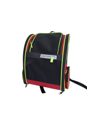 Petpretty Superior Kırmızı Fileli Sırt Çantası | Köpek & Kedi Taşıma Çantası