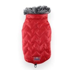 Zampa Space Yakalı Kürklü Köpek Montu – Kürk Yakalı, Sıcak Tutucu, Şık Tasarım (S)