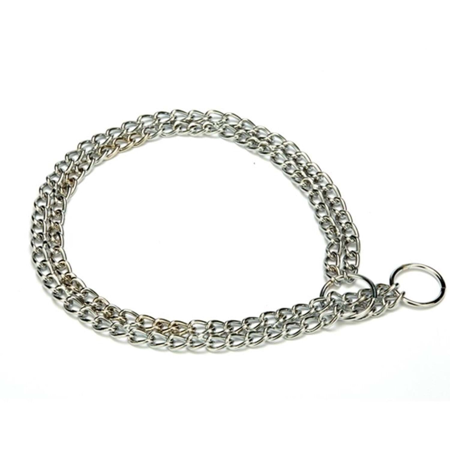 Flip İkili Zincir Köpek Eğitim Tasması – 3 mm 60 cm