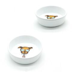 Ally Paws Desenli Seramik Mama Kabı 400 ml (Tekli)