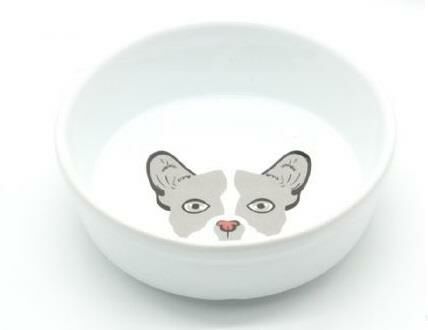 Ally Paws Desenli Seramik Mama Kabı 400 ml (Tekli)