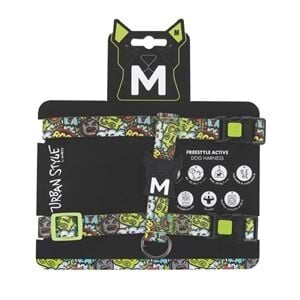M-PETS URBAN STYLE MULTİCOLOR ACTİVE KÖPEK GÖĞÜS TASMASI (M)